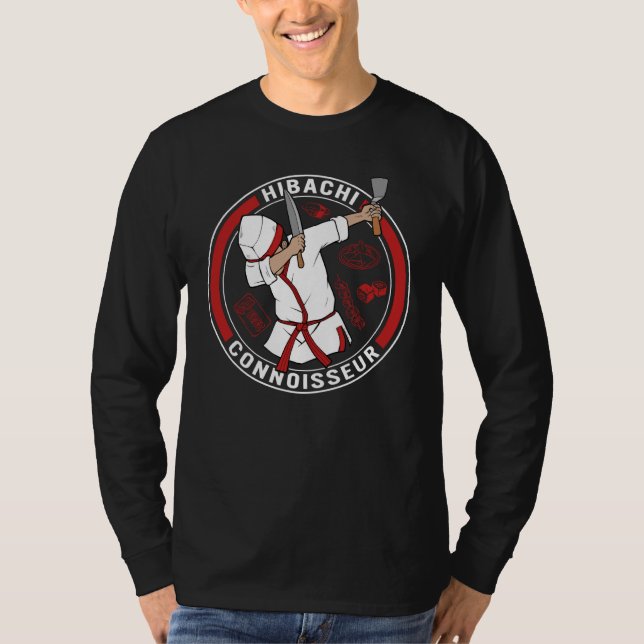 Camiseta Hibachi Connoiseur Dabbing Chef Japanese Cuisine J (Anverso)