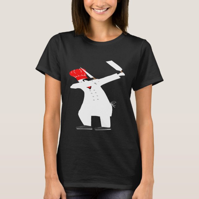 Camiseta Hibachi Dab Hibachi Chef cocina asiática japonesa (Anverso)