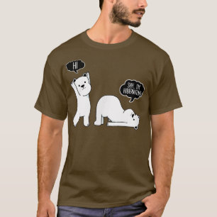 Camiseta Hibernación: estoy hibernando un oso de hibernació