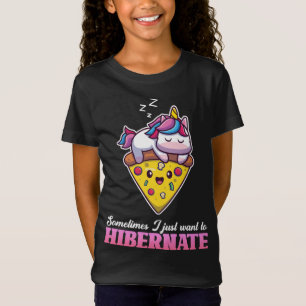 Camiseta Hibernación Que Quiero Hibernar Funny Unicorn Nap