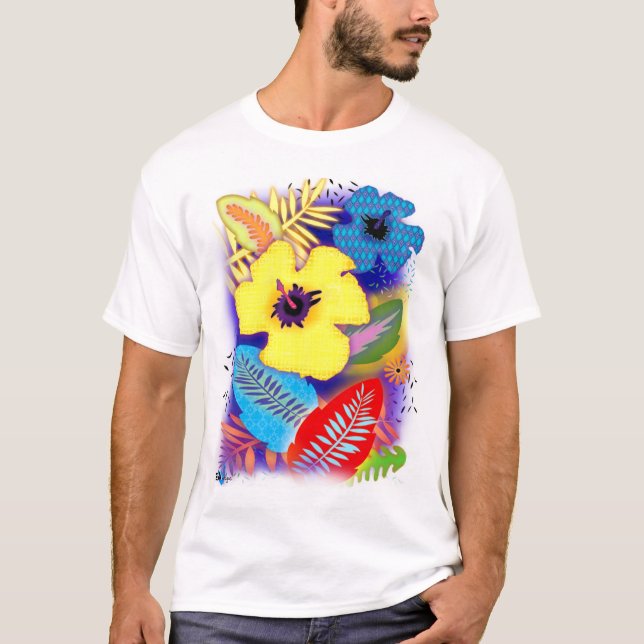 Camiseta Hibisco (Anverso)