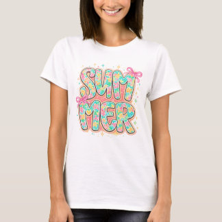 Camiseta Hibisco de Verano Explosión Floral