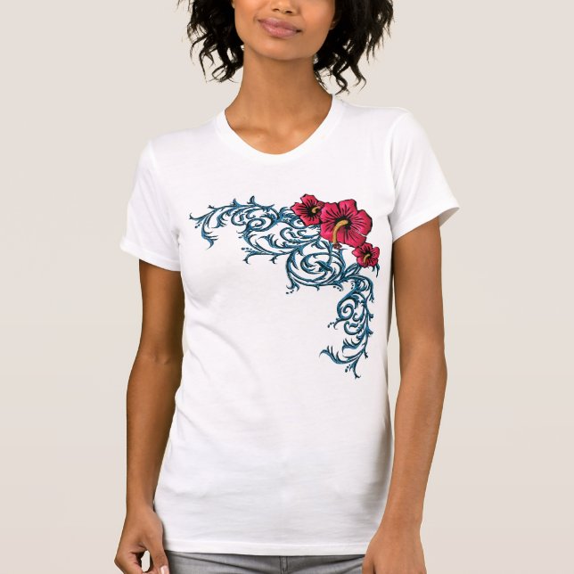 CAMISETA HIBISCO IMPACTANTE (Anverso)
