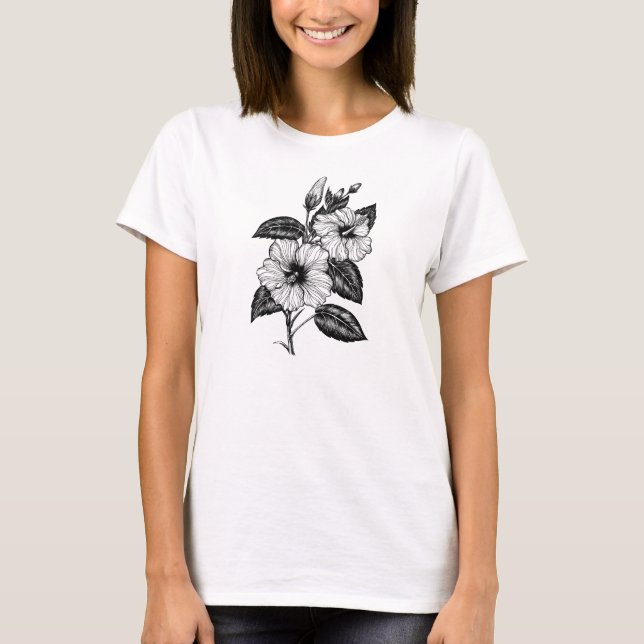 Camiseta Hibiscus 2 (Anverso)