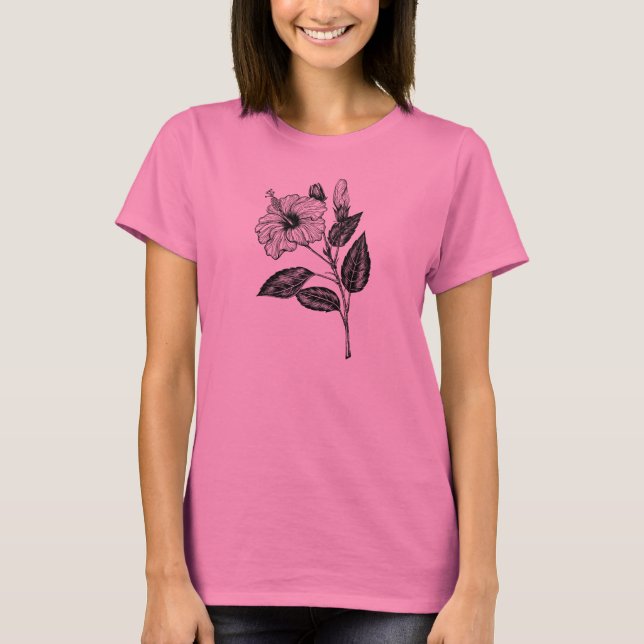 Camiseta Hibiscus 3 (Anverso)