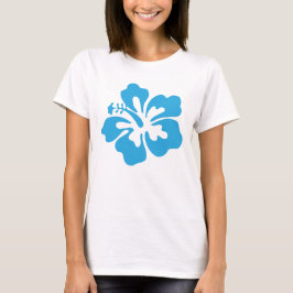 Camiseta Hibiscus azul