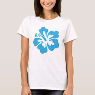 Camiseta Hibiscus azul