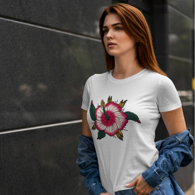 Camiseta Hibiscus Flower (Subido por el creador)
