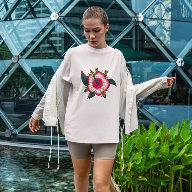 Camiseta Hibiscus Flower (Subido por el creador)