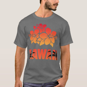 Camiseta Hibiscus Flower Hawaii Beach Hawaii Premium