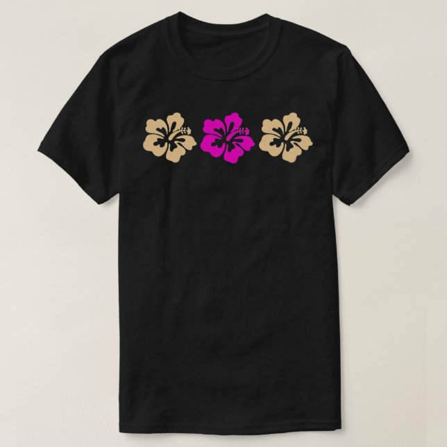 Camiseta Hibiscus Flowers (Diseño del anverso)