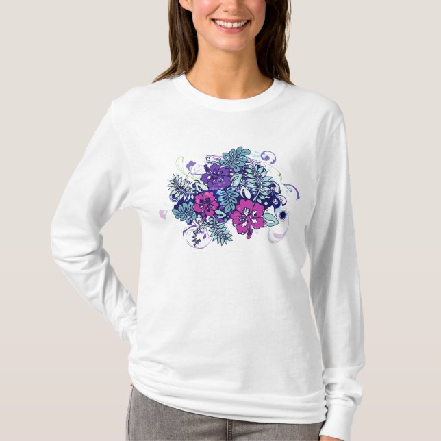 Camiseta Hibiscus_Growth (Anverso)