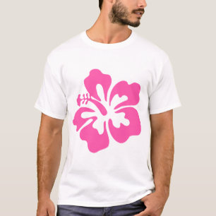Camiseta Hibiscus Pink Tropical Flower Floral Bloom