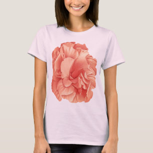 Camiseta Hibiscus Rosa Peach de dos pambas