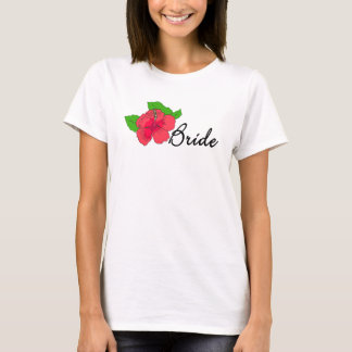 Camiseta Hibiscus Tropical BRIDE