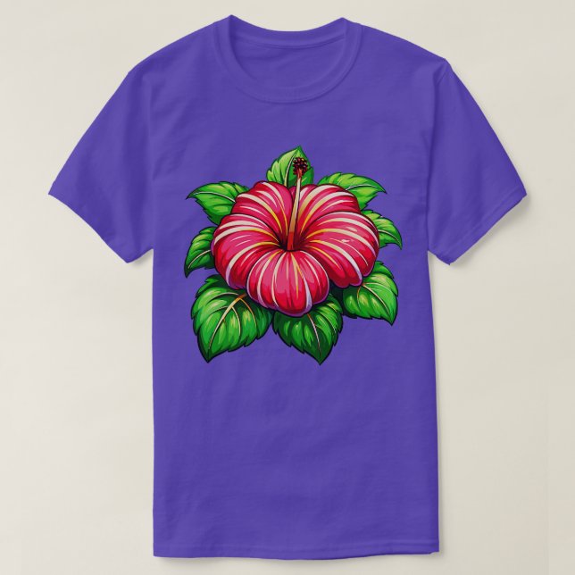 Camiseta Hibiscus TShirt 19 (Diseño del anverso)