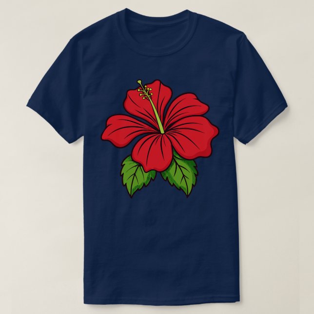 Camiseta Hibiscus TShirt 26 (Diseño del anverso)