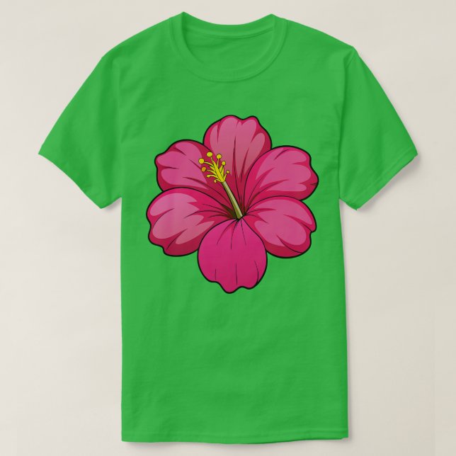 Camiseta Hibiscus TShirt 5 (Diseño del anverso)