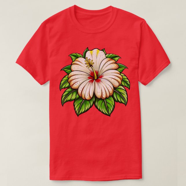 Camiseta Hibiscus TShirt 7 (Diseño del anverso)