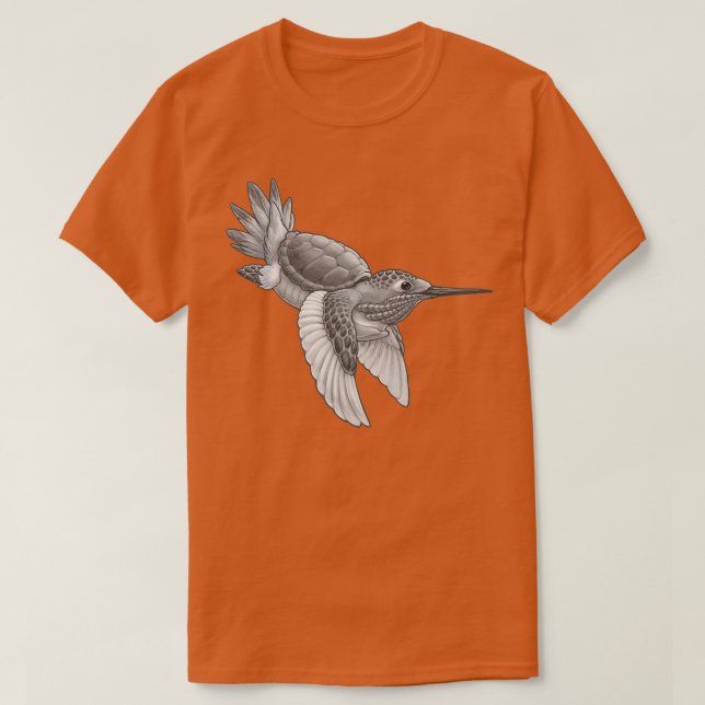 Camiseta Híbrido de tortuga de colibrí (Diseño del anverso)