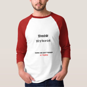 Camiseta Híbrido del zombi, funcionamientos en las baterías