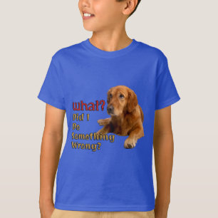 Camiseta ¿Hice algo mal con diseño de perro súper comido?