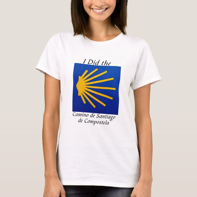 Camiseta Hice el Camino de Santiago (Anverso)