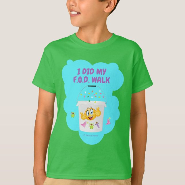 Camiseta Hice Mi Doctorado. Walk (desechos de objetos extra (Anverso)