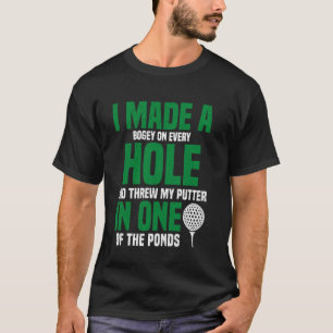 Camiseta Hice un hoyo en uno jugando golf Golf Genial Golfi