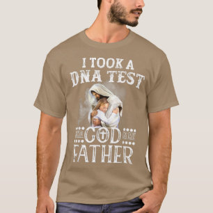 Camiseta Hice una prueba de ADN y Dios es mi padre Cordero