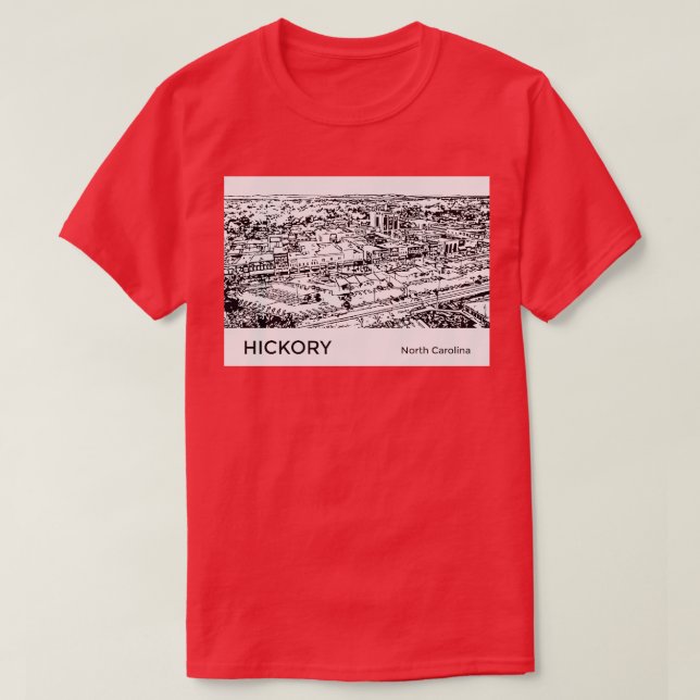 Camiseta Hickory North olina (Diseño del anverso)