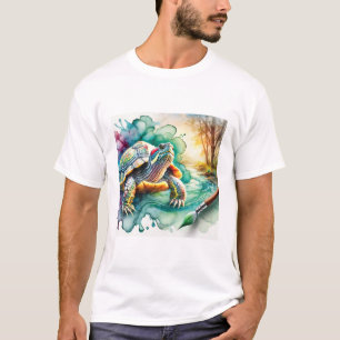 Camiseta Hicotea Turtle 130924AREF109 - Watercolor