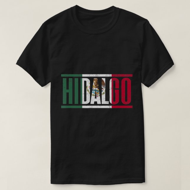 Camiseta Hidalgo con la bandera de Jamaica de Menciones ©xi (Diseño del anverso)