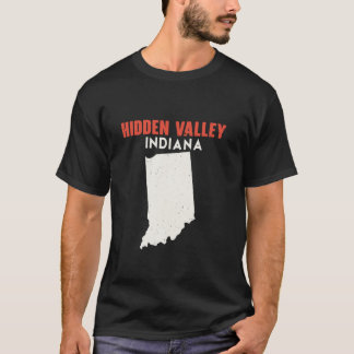Camiseta Hidden Valley Indiana EE.UU. EE.UU. Inmedio de via