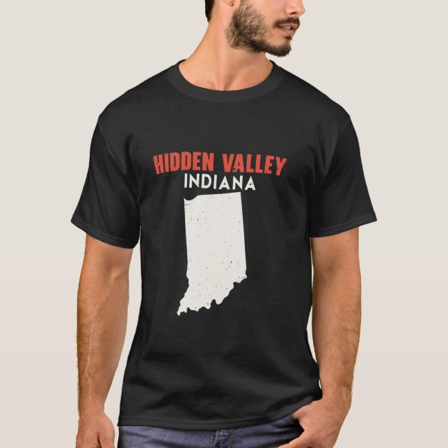 Camiseta Hidden Valley Indiana EE.UU. EE.UU. Inmedio de via (Anverso)