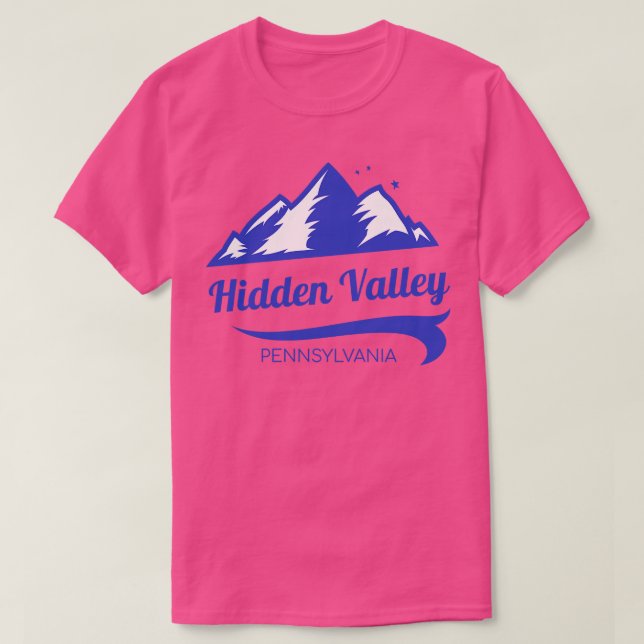 Camiseta Hidden Valley ski Pennsylvania (Diseño del anverso)