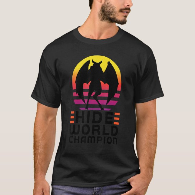 Camiseta hide world champion Cryptozoology Mothman (Anverso)