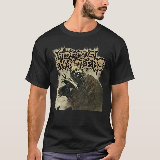 Camiseta Hideous Mangleus Psycho Vampire (Anverso)