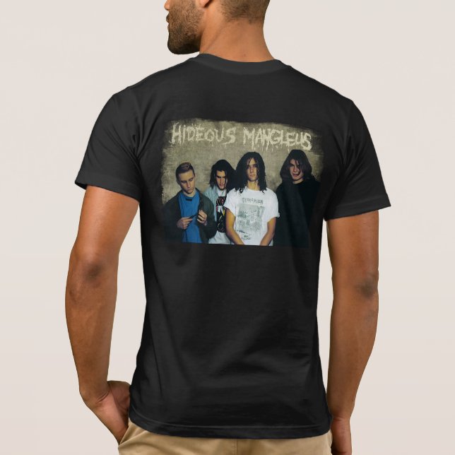 Camiseta Hideous Mangleus Vampire Design (capeado) (Reverso)