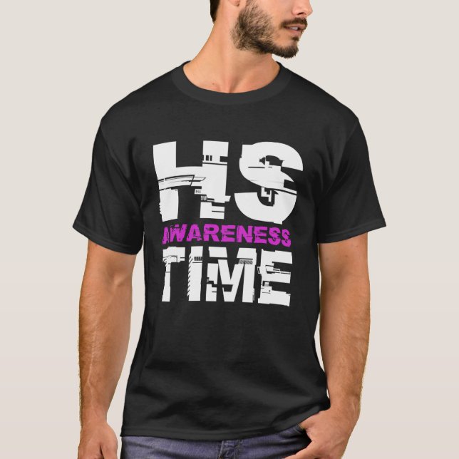 Camiseta Hidradenitis Suppurativa HS Warrior (Anverso)