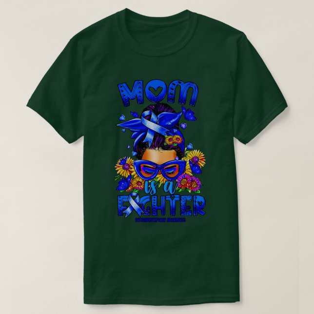 Camiseta Hidranencefalia Conciencia de la madre luchador de (Diseño del anverso)