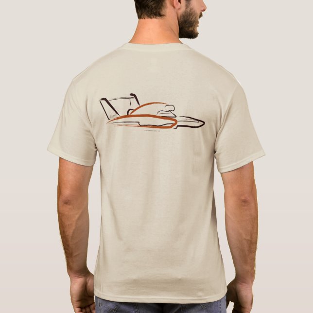Camiseta Hidroavión 01 Arena Atrás (Reverso)
