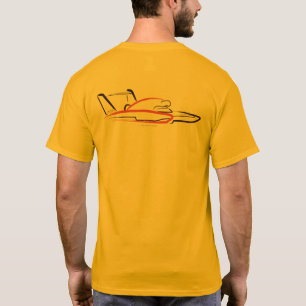 Camiseta Hidroavión 01 Gold Back