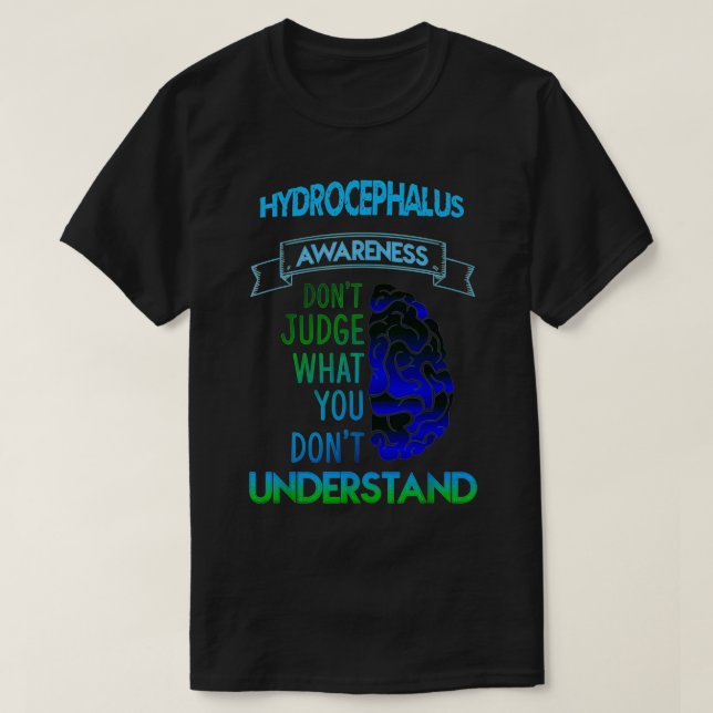 Camiseta Hidrocefalia Diseño de conciencia (Diseño del anverso)