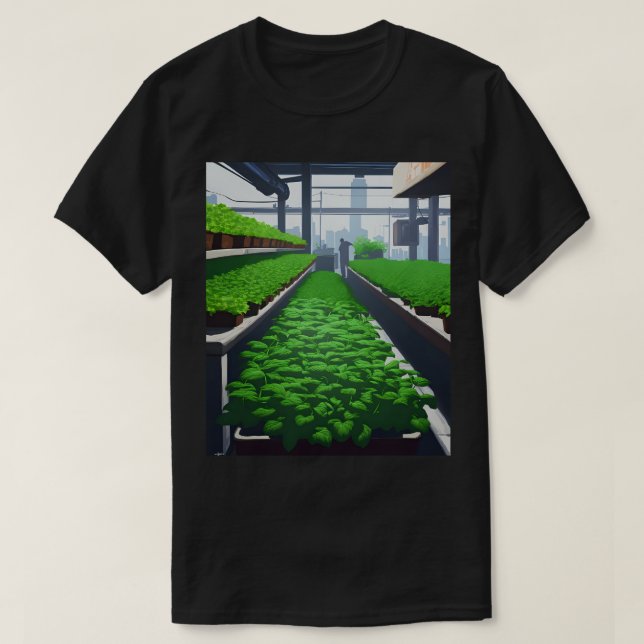 Camiseta Hidroponía (Diseño del anverso)