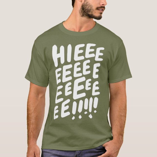 Camiseta Hieeeeeee Divertida Reina de la travesía LGBT (Anverso)