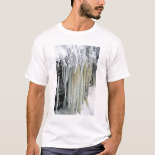 Camiseta Hielo Azul y Escorrentía de Agua Subterránea; Tahq