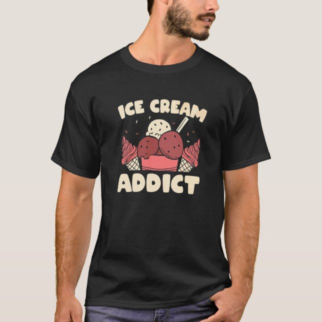 Camiseta Hielo Cream Addict Sprinkles (Anverso)