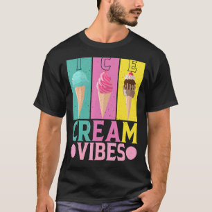 Camiseta Hielo Cream Vibes Gelato Sorbet Popsicle Mochi