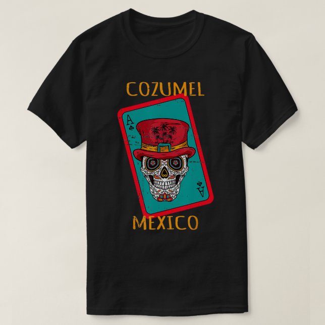 Camiseta Hielo de la planta de azúcar de Cozumel México de  (Diseño del anverso)